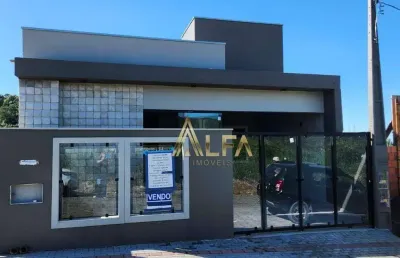 Casa à venda, 126 m² por r$ 650.000,00 - nossa  senhora  de fátima  - penha/sc