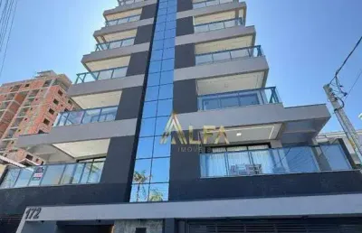 Apartamento vista mar com 2 suítes à venda, 69 m² por r$ 850.000 - centro - balneário piçarras/sc