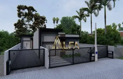 Casa com 1 suíte + 1 dormitório  à venda, 48 m² por r$ 310.000 - itajuba - barra velha/sc