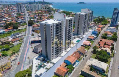 Apartamento vista mar com 1 suíte + 1 dormitório à venda, 71 m² por r$ 879.900 - praia de armação - penha/sc