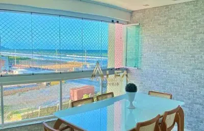 Vista mar / apartamento com 3 dormitórios sendo 1 suíte com 2 vagas de garagemà venda, 115 m² por r$ 1.200.000 - centro - navegantes/sc