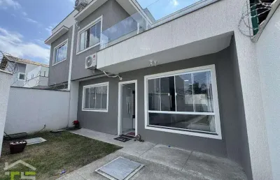 Casa para venda em rio das ostras, village rio das ostras, 3 dormitórios, 2 suítes, 3 banheiros, 2 vagas