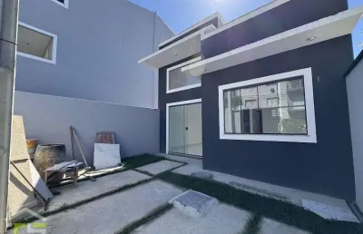 Casa para venda em rio das ostras, chácara mariléa, 2 dormitórios, 1 suíte, 2 banheiros, 1 vaga