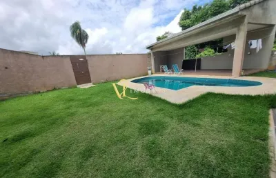 Casa em condomínio fechado com 3 quartos para alugar na ru aaraca, 1, chácara remanso, vargem grande paulista por r$ 6.800