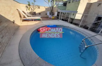 Cobertura à venda 4 quartos, 4 suites, 4 vagas, 330m², nazaré, belém - pa