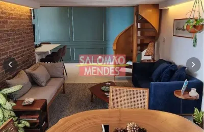 Apartamento com mezanino para locação frente baia, luxo no umarizal