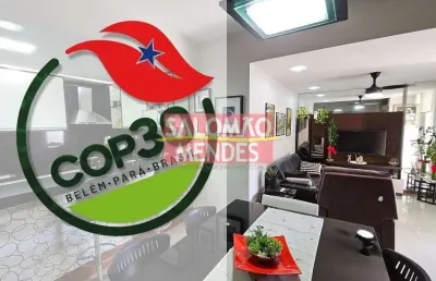 Cop 30. apartamento 02 suítes com serviços - frente praça batista campos.