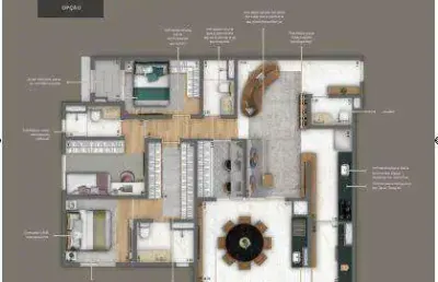 Apartamento para venda em são paulo, mooca, 4 dormitórios, 3 suítes, 4 banheiros, 2 vagas