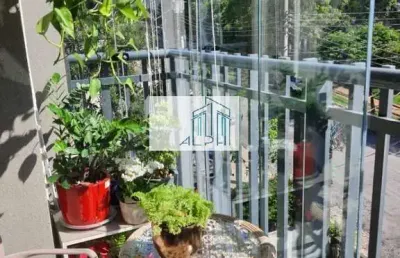 Apartamento para venda em são paulo, jardim da glória, 2 dormitórios, 1 suíte, 2 banheiros, 1 vaga