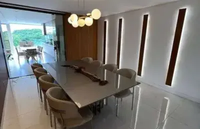 Luxuosa casa moderna alphaville salvador 4 suítes sendo 1 master banheira