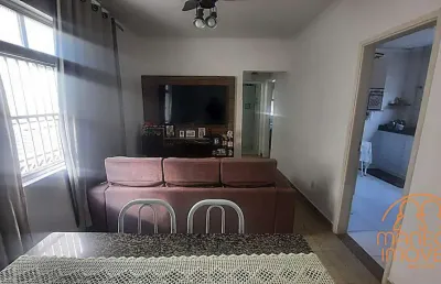 Apartamento à venda, 2 quartos, 1 vaga, são jorge - santos/sp