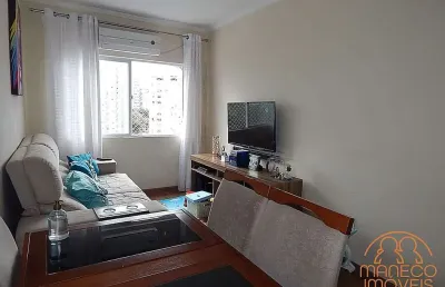Apartamento à venda, 1 quarto, 1 vaga, centro - são vicente/sp