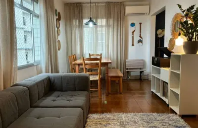 Apartamento à venda, 2 quartos, 1 vaga, josé menino - santos/sp
