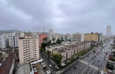 Apartamento à venda, 1 quarto, 1 vaga, centro - são vicente/sp