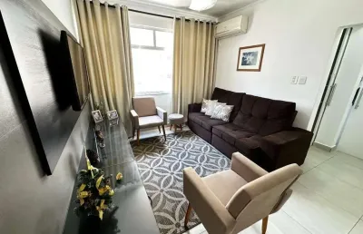 Apartamento à venda, 1 quarto, 1 vaga, josé menino - santos/sp