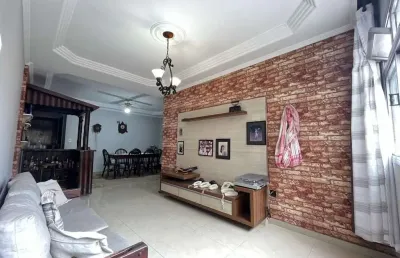 Apartamento à venda, 3 quartos, 1 suíte, 1 vaga, itararé - são vicente/sp