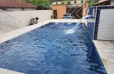 Sobrado à venda, 3 quartos, 1 suíte, 5 vagas, vila são jorge - são vicente/sp