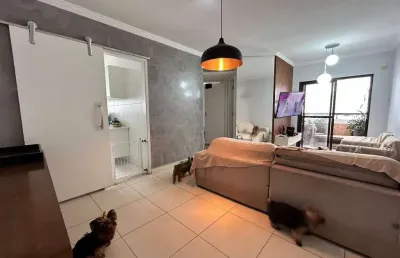 Apartamento à venda, 2 quartos, 1 suíte, 1 vaga, itararé - são vicente/sp