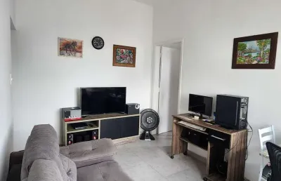 Apartamento à venda, 1 quarto, centro - são vicente/sp