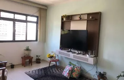 Apartamento à venda, 2 quartos, 1 vaga, encruzilhada - santos/sp