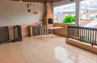 Sobrado à venda, 3 quartos, 1 suíte, 2 vagas, cidade nautica - são vicente/sp