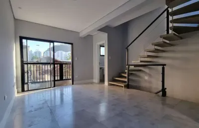 Sobrado à venda, 2 quartos, 2 suítes, 1 vaga, marapé - santos/sp