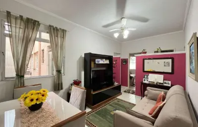 Apartamento à venda, 2 quartos, itararé - são vicente/sp