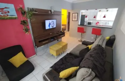 Apartamento para aluguel, 3 quartos, 1 suíte, aparecida - santos/sp
