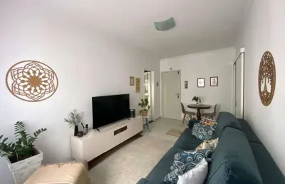 Apartamento à venda, 1 quarto, 1 vaga, aparecida - santos/sp