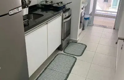 Apartamento à venda, 2 quartos, 1 suíte, 2 vagas, gonzaga - santos/sp