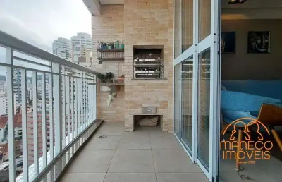 Apartamento à venda, 3 quartos, 1 suíte, 2 vagas, gonzaga - santos/sp