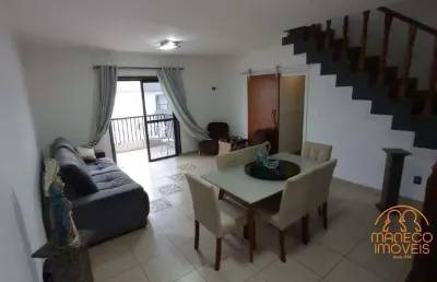 Cobertura à venda, 4 quartos, 2 suítes, aparecida - santos/sp