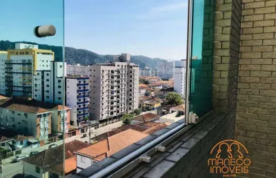Cobertura à venda, 2 quartos, 1 suíte, 1 vaga, campo grande - santos/sp