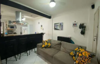 Apartamento à venda, 2 quartos, 1 suíte, 1 vaga, centro - são vicente/sp