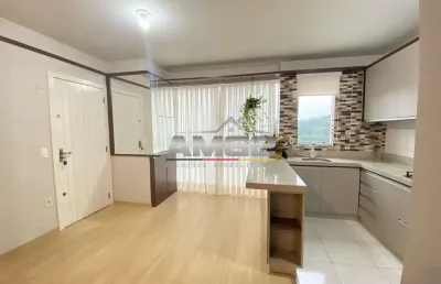 Apartamento com 2 quartos sendo 1 suíte e semi-mobiliado em brusque sc