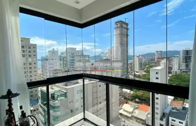Apartamento cobertura alto padrão mobiliado e com 3 suítes em itapema - meia praia
