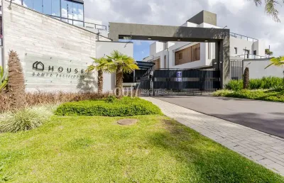 Casa em condomínio fechado com 2 quartos à venda na rua antônio turíbio teixeira braga, 367, santa felicidade, curitiba, 173 m2 por r$ 1.780.000