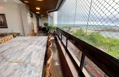 Apartamento com 4 dormitórios à venda, 480 m² por r$ 4.200.000,00 - praia da costa - vila velha/es