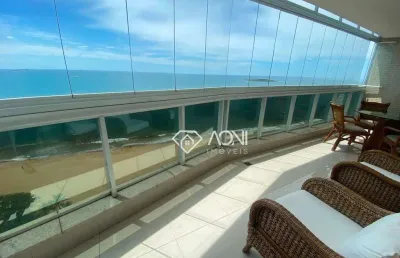 Cobertura com 3 dormitórios à venda, 220 m² por r$ 2.900.000,00 - praia de itaparica - vila velha/es