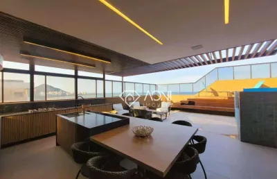 Cobertura com 5 dormitórios à venda, 518 m² por r$ 10.600.000,00 - praia da costa - vila velha/es