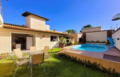 Casa com 3 dormitórios à venda, 264 m² por r$ 1.500.000,00 - interlagos - vila velha/es