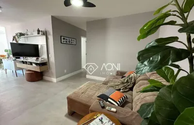 Apartamento com 3 dormitórios à venda, 110 m² por r$ 1.270.000,00 - praia da costa - vila velha/es
