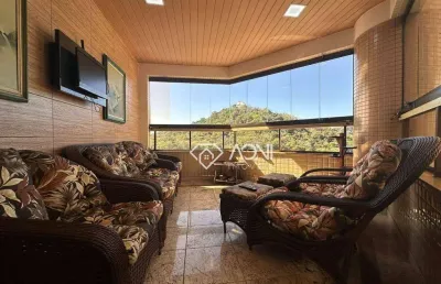 Apartamento com 4 dormitórios à venda, 245 m² por r$ 1.790.000,00 - praia da costa - vila velha/es