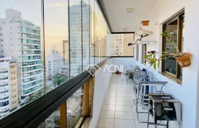 Apartamento com 3 dormitórios à venda, 135 m² por r$ 1.000.000,00 - praia da costa - vila velha/es