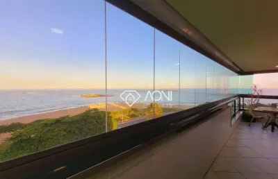 Apartamento com 4 dormitórios à venda, 180 m² por r$ 1.600.000,00 - itapuã - vila velha/es