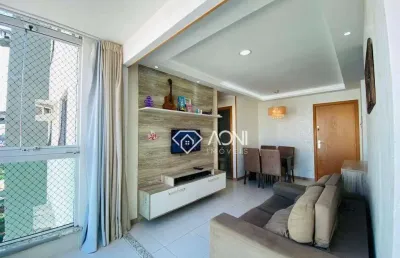 Lindo apartamento com 2 dormitórios à venda, 62 m² por r$ 630.000 - praia de itaparica - vila velha/es