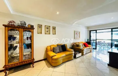 Apartamento com 4 dormitórios à venda, 190 m² por r$ 1.300.000,00 - praia da costa - vila velha/es