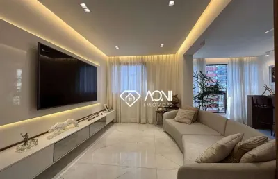 Lindíssima cobertura duplex na praia do canto - porteira fechada com 233 m² à venda por r$ 3.600.000,00 - praia do canto - vitória/es