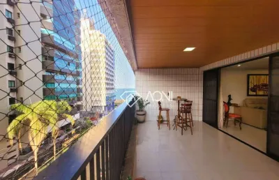 Apartamento com 4 dormitórios à venda, 320 m² por r$ 1.150.000,00 - praia da costa - vila velha/es