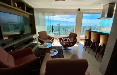 Cobertura com 3 dormitórios à venda, 210 m² por r$ 2.550.000,00 - praia da costa - vila velha/es